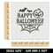 Happy Halloween Bats Spider Web Jack-O'-Lantern Wall Cookie DIY Craft Reusable Stencil